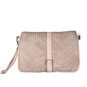 Florence Moon Tracolla postino in pelle intrecciata